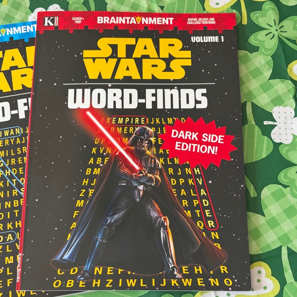 Star Wars Word-Finds Puzzle Books - Black, Yellow, Red - Picture 2 of 5